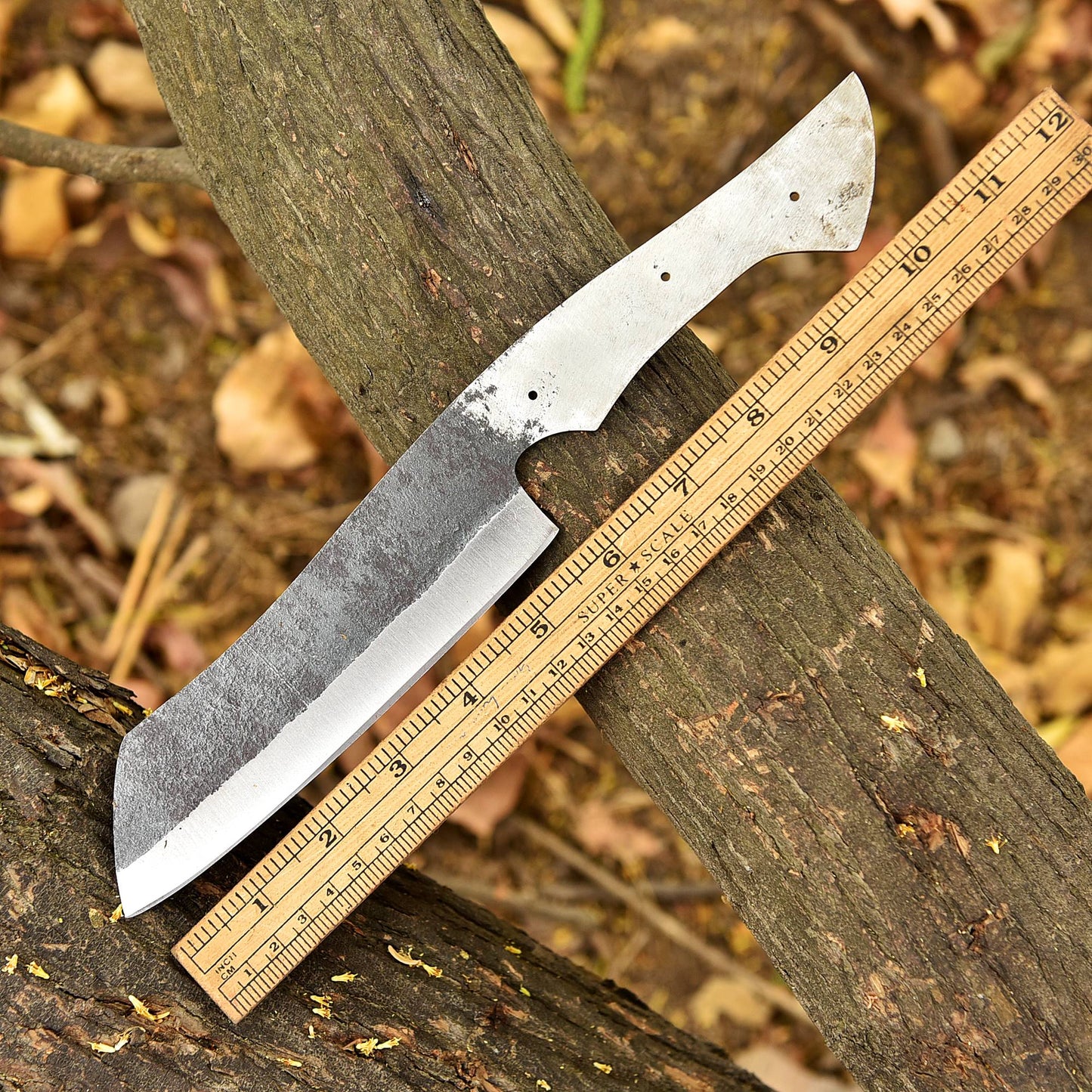 Artisan Hand Forged Carbon Steel D2 Blade Chef Knife Blade Blank