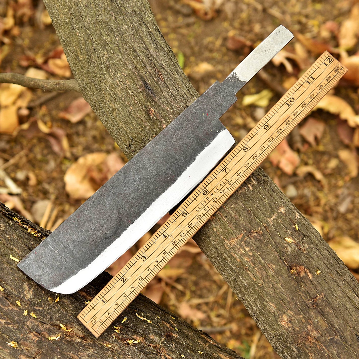 Handmade Carbon Steel D2 Blade Professional Grade Cleaver Blank Blade