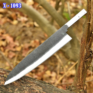 Elite Custom Forged Carbon Steel D2 Blade Bushcraft Blank Blade Knife