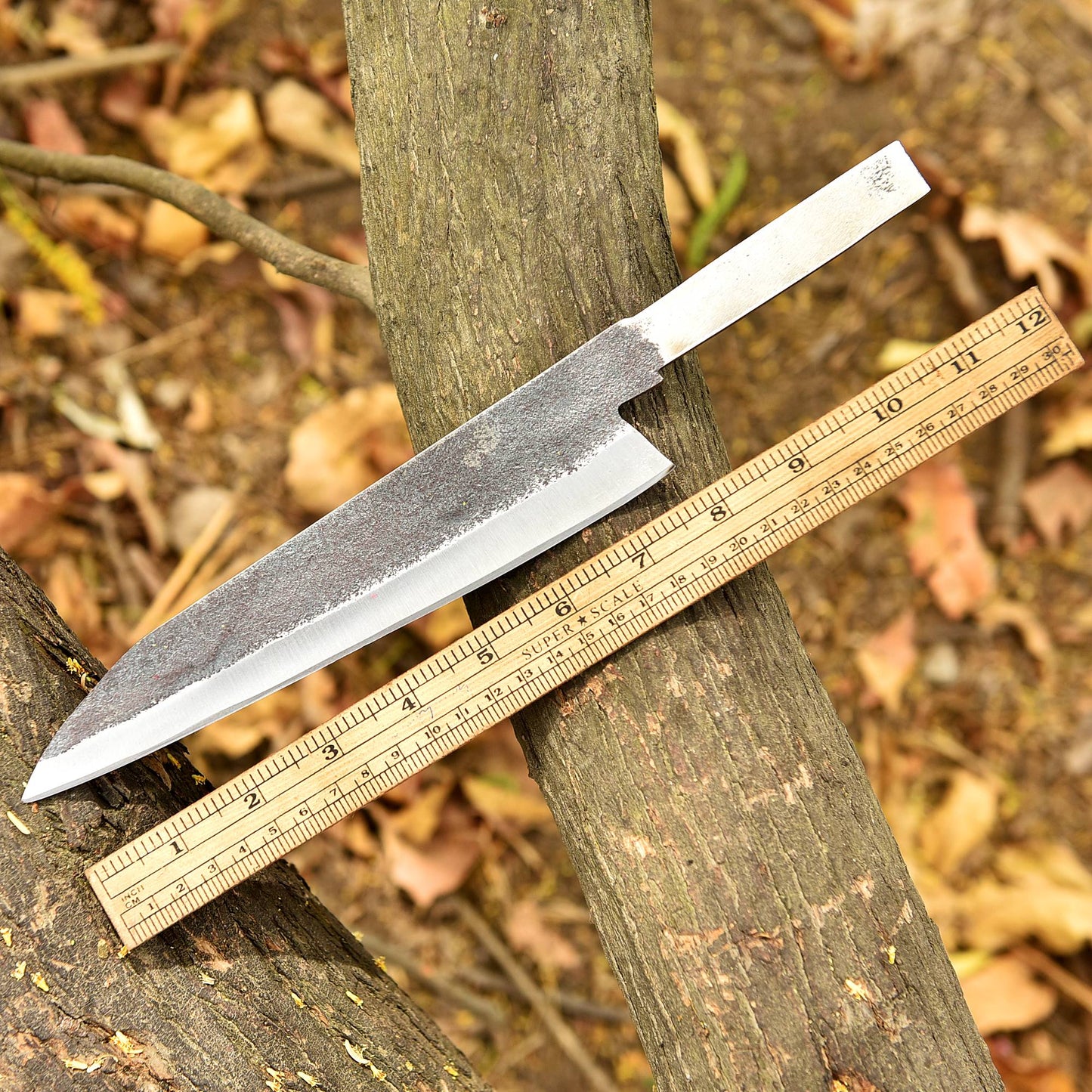 Handmade Heavy Duty Carbon Steel D2 Blade Kitchen Chef Blade Blank