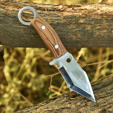 Hand Forged Full Tang Skinner Knife Pakkawood Handle D2 Steel