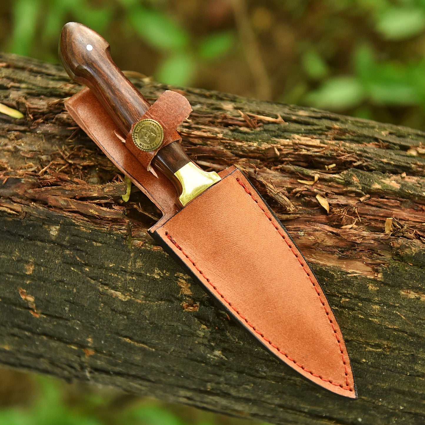 Handmade Carbon Steel Double Edge Dagger Knife Full Tang Knife EDC