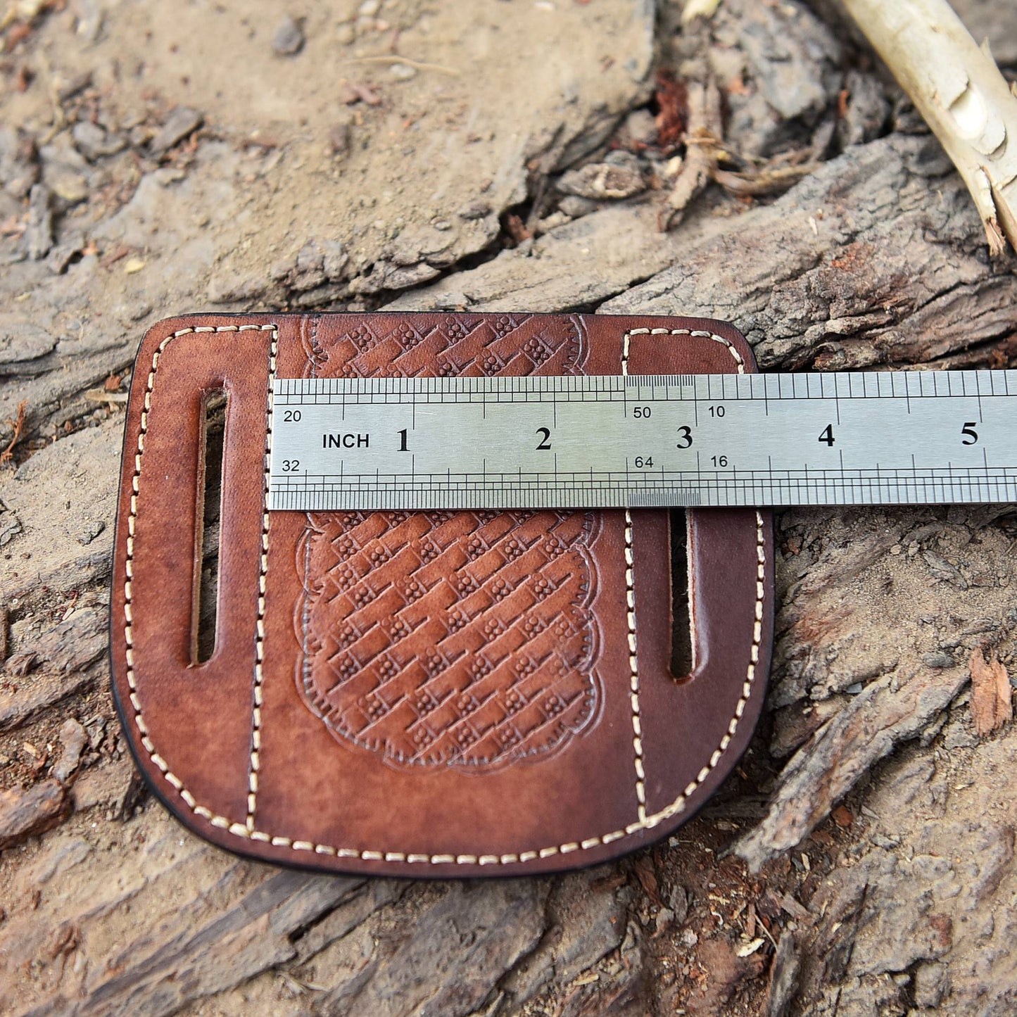 Heavy Duty EDC Handmade Top Grain Leather Folding Knife Sheath
