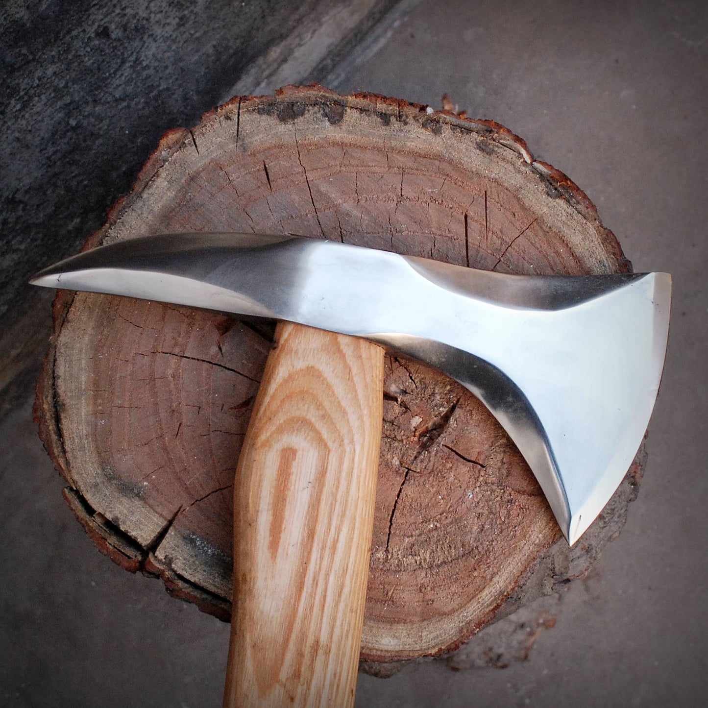 Custom Handmade High Carbon Steel Tomahawk Hatchet AXE Integral Spike Head X187