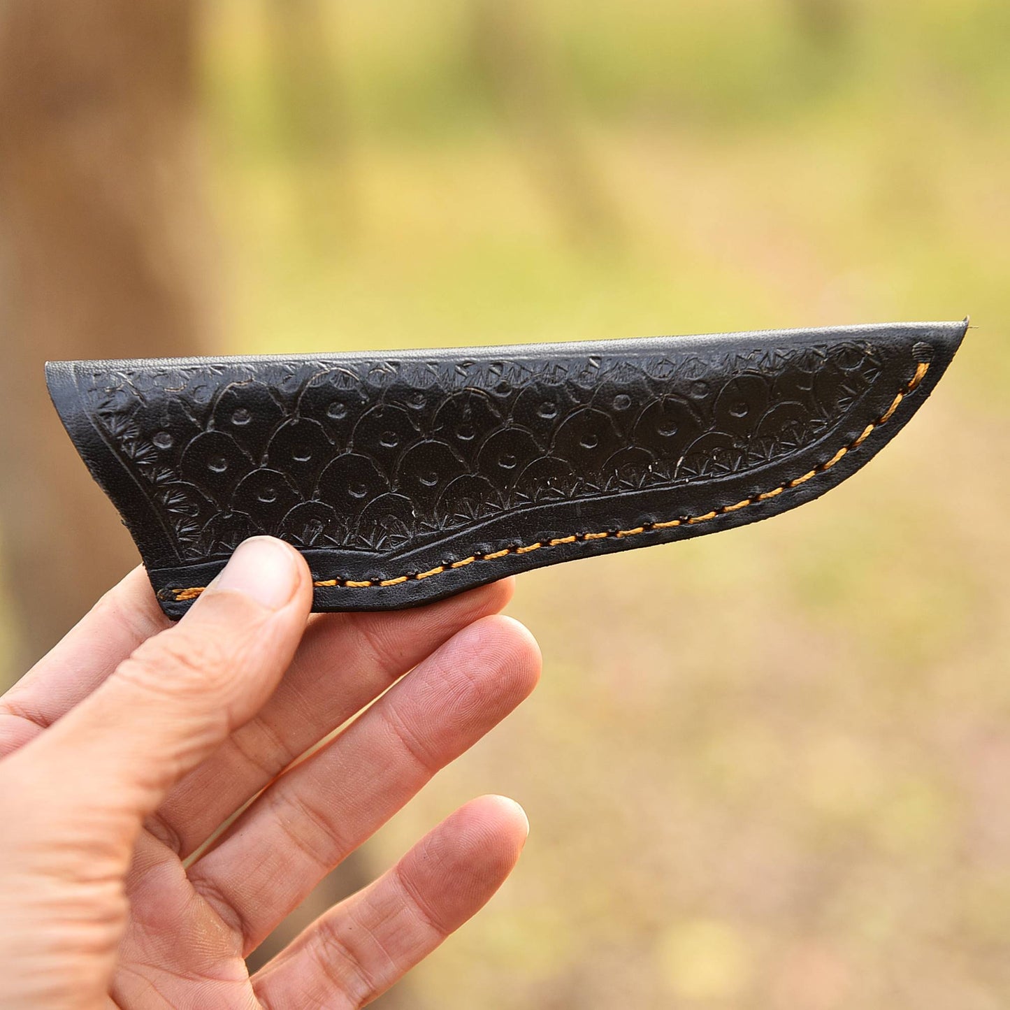 Elite Handmade Fixed Blade Skinner Knife Rust Protection Leather Sheath