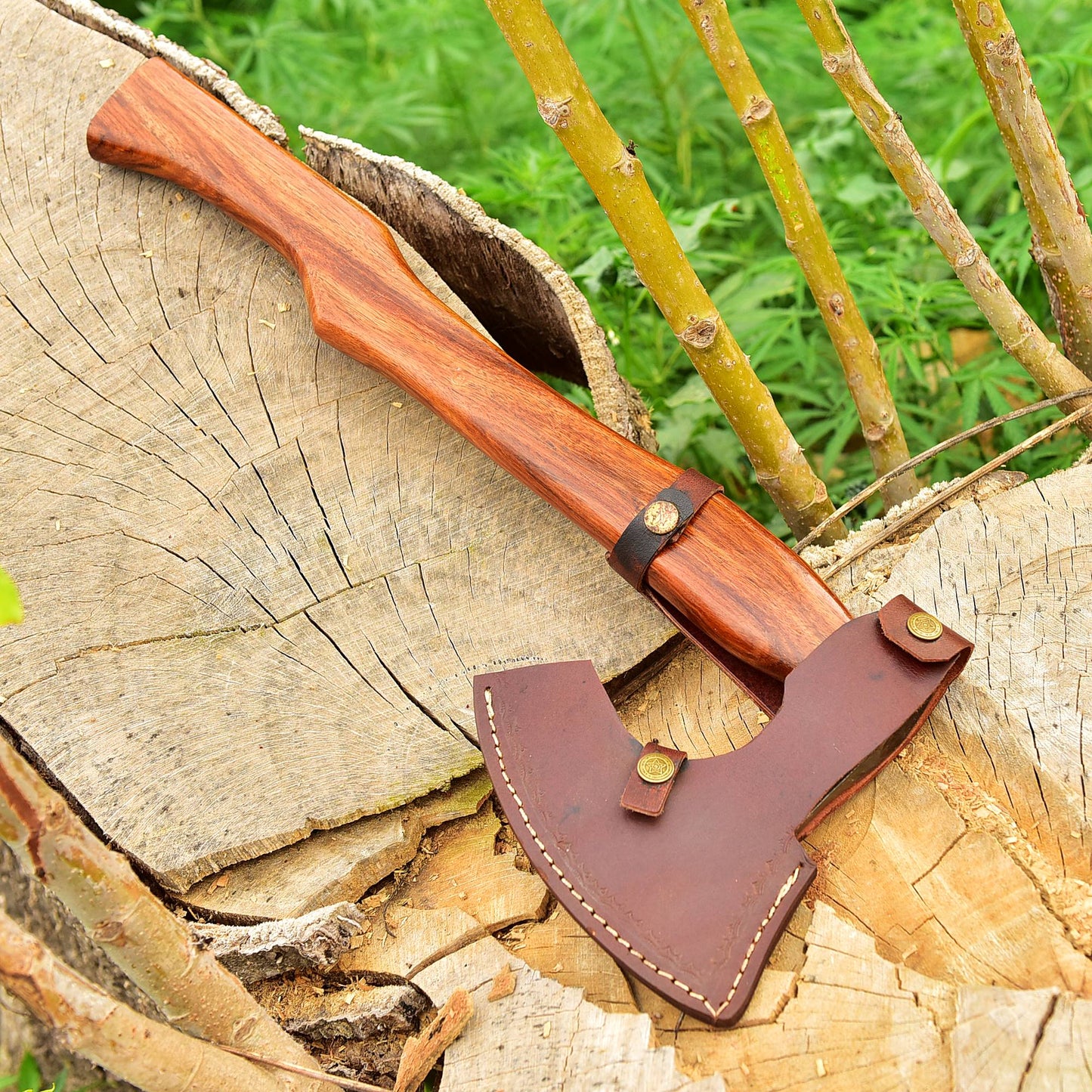 Custom Hand Made Forged Damascus Steel Axe Superb Design Axe Hatchet Tomahawk x-219