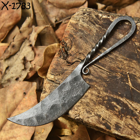 Handmade Blacksmith Knife Rustic KitchenB Outdoor Cooking Design Tool
