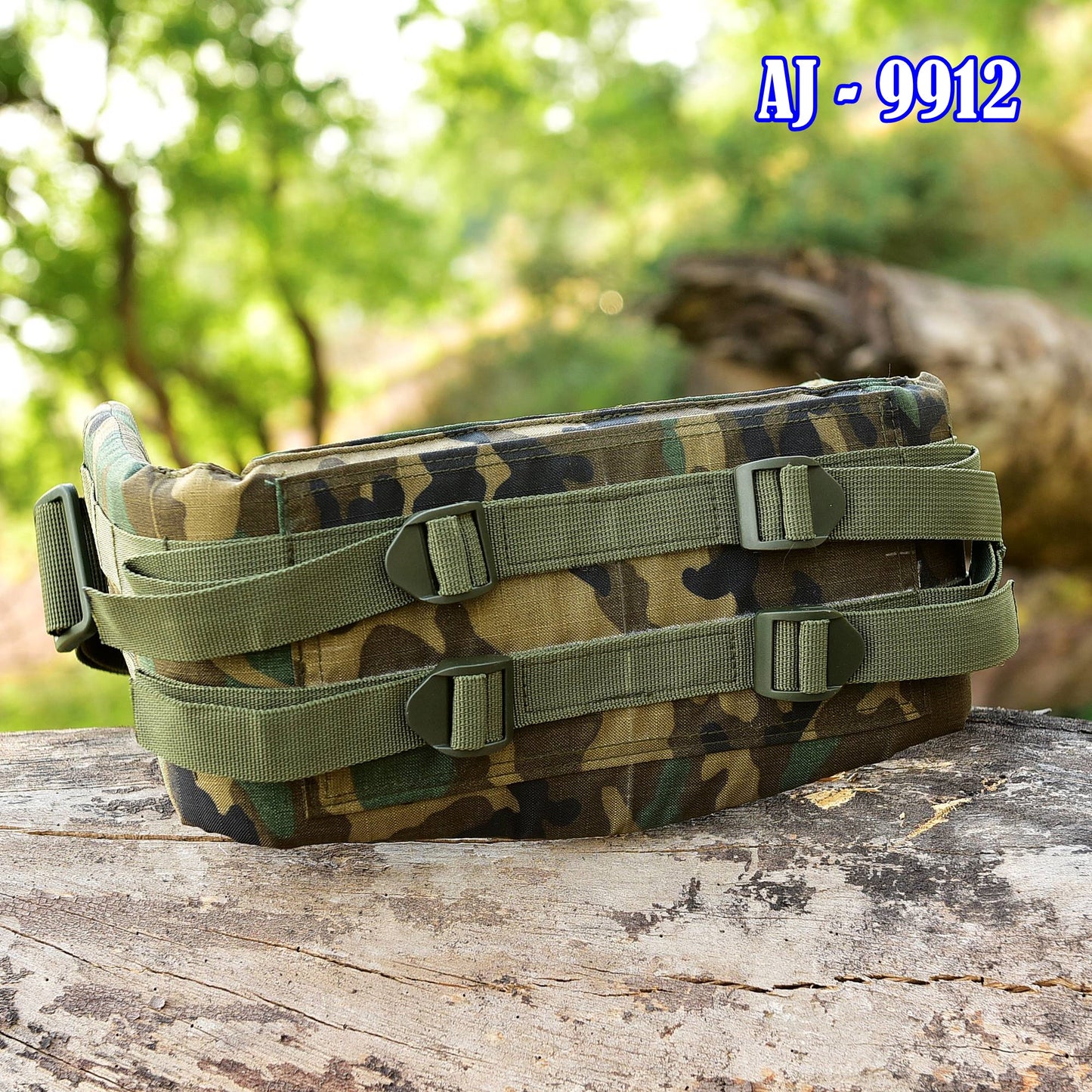 Military Alice Pack Kidney Pad With Double Strap & Waist Belt Carry 220 Lb's BagPack Camping Hiking WoodLand Camo