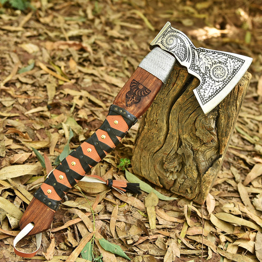 Nordic Warrior Viking Bearded Axe Bushcraft Camping Hiking Adventure Tool