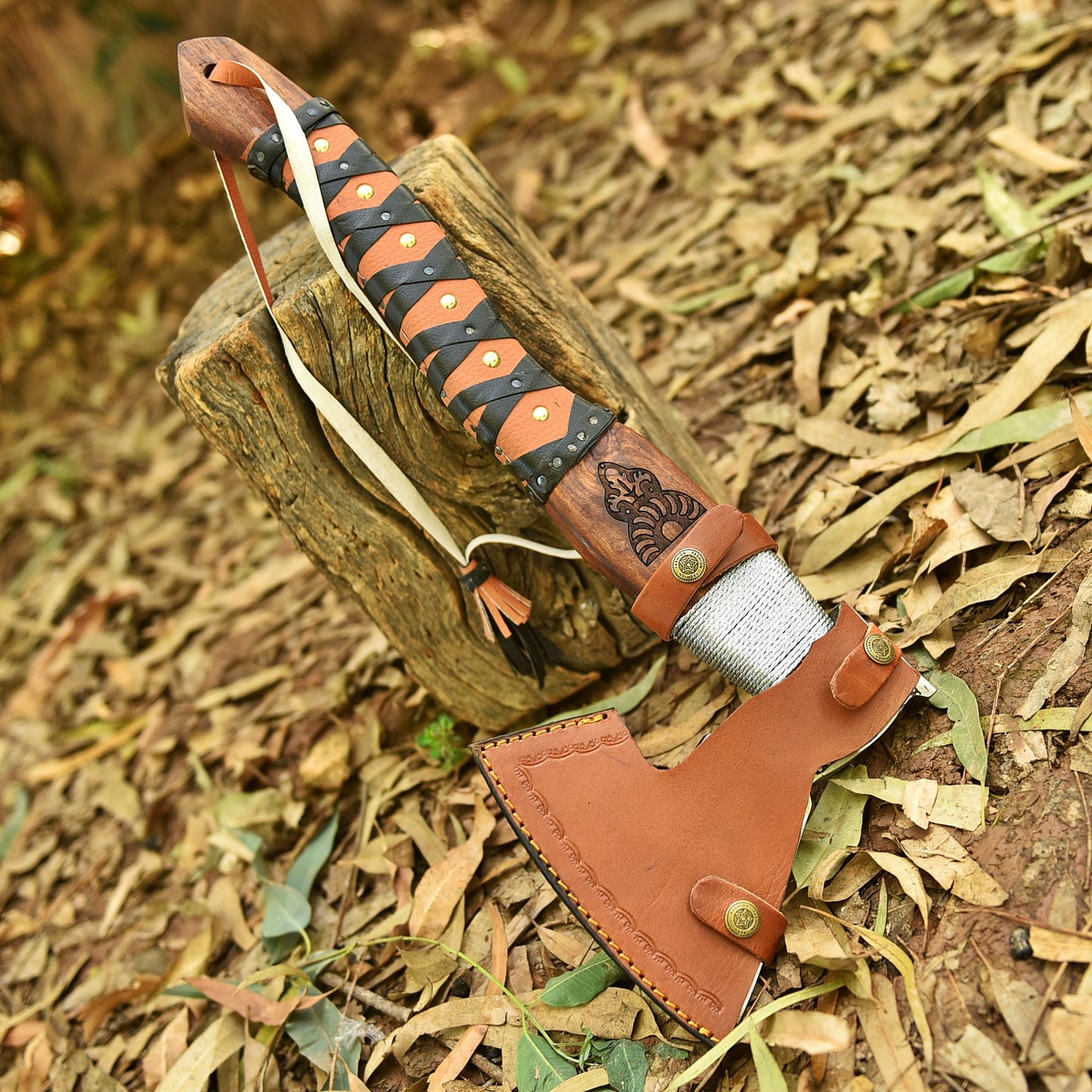Nordic Warrior Viking Bearded Axe Bushcraft Camping Hiking Adventure Tool
