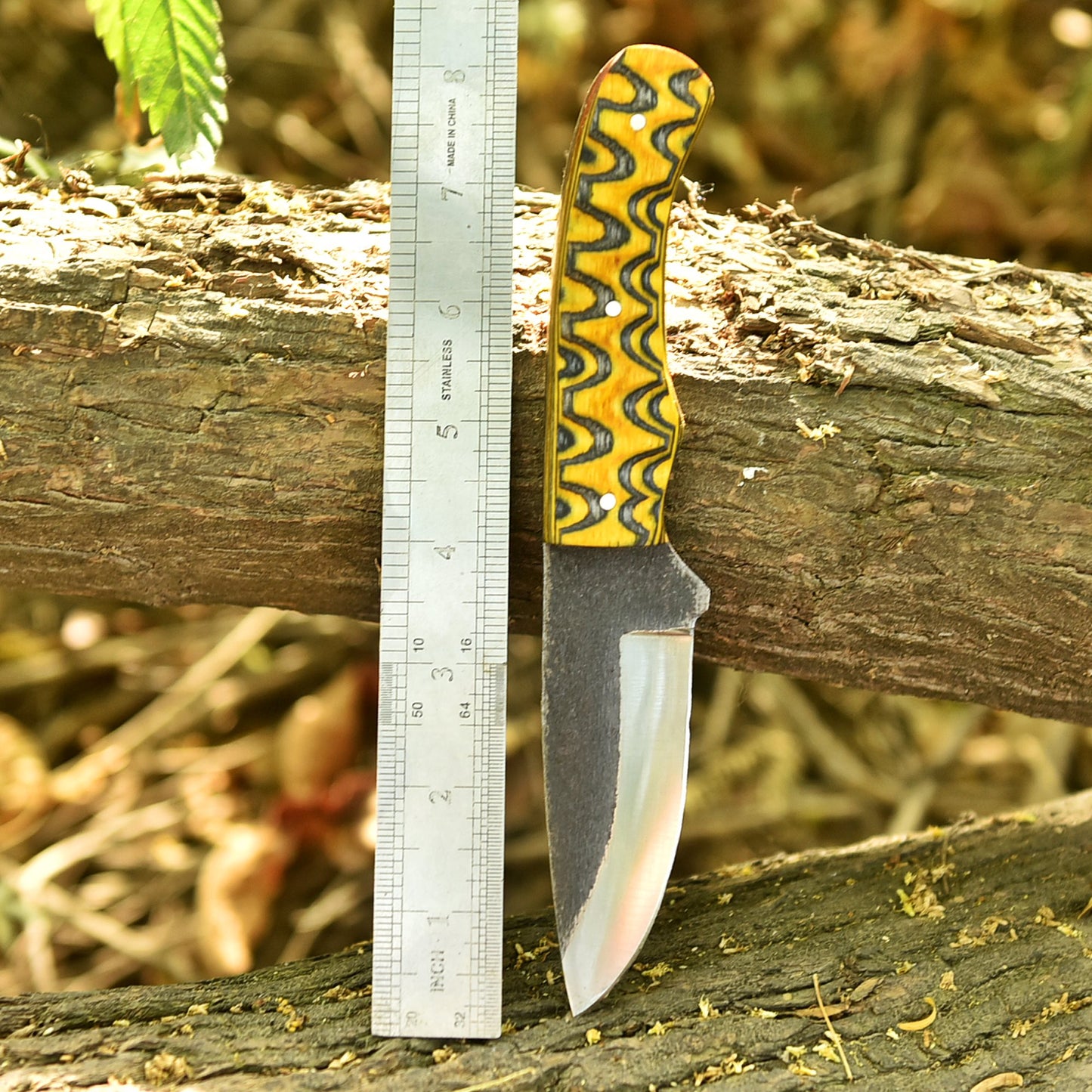 Artisan Outdoor Handmade Carbon Steel Fixed Blade Camping Skinner Knife