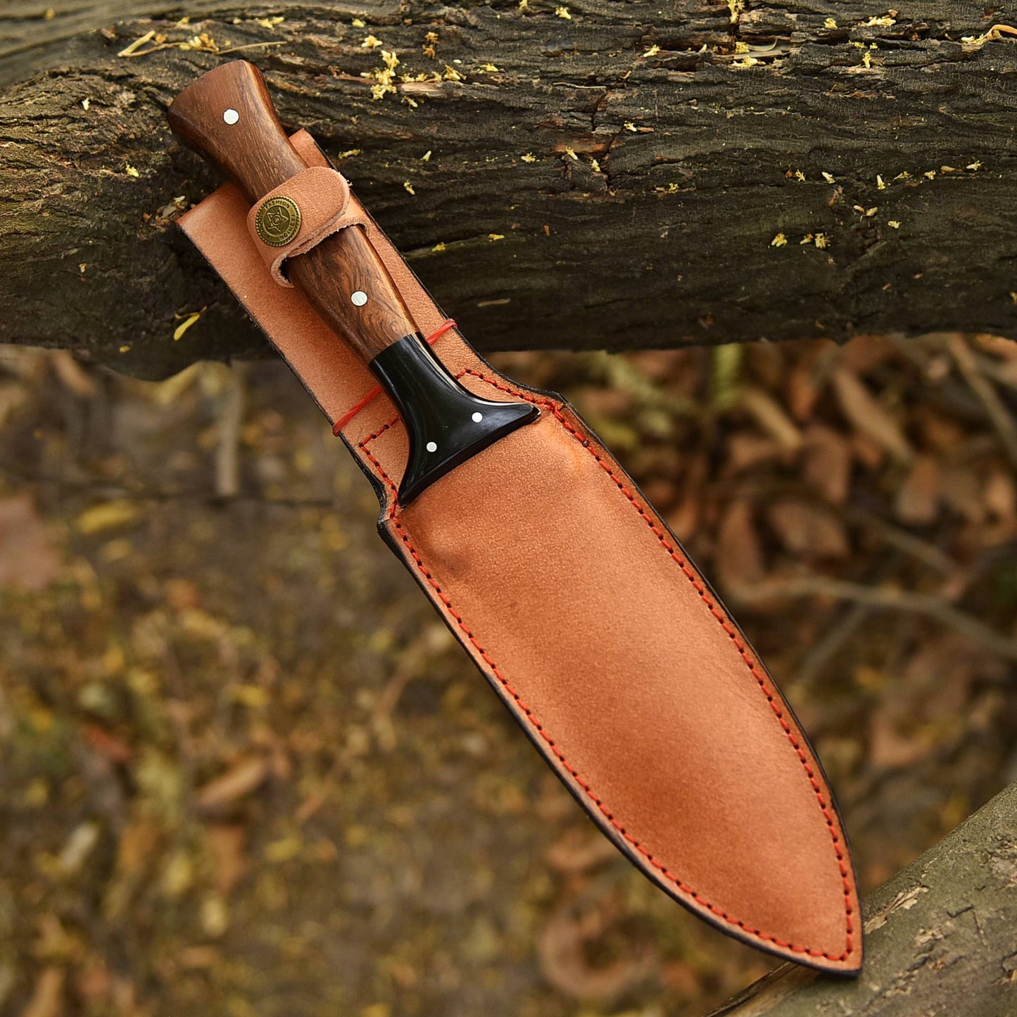 Collector’s Edition Double Edge Hunting Dagger Knife Wood Resin Handle