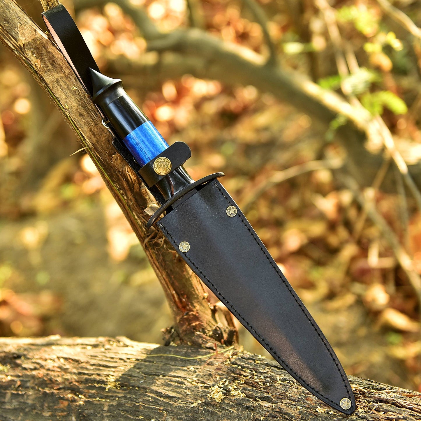 Elite Camping Handcrafted Carbon Steel Double Edge Blade Dagger Knife