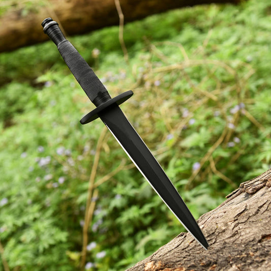 V-42 WW2 Stiletto US Army Dagger Knife Spike Fixed Blade Dual Edge Full Tang x-755