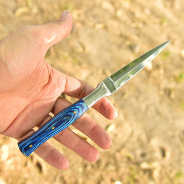 German Handmade Carbon Steel Boot Knife Full Tang Wood Handle x-266