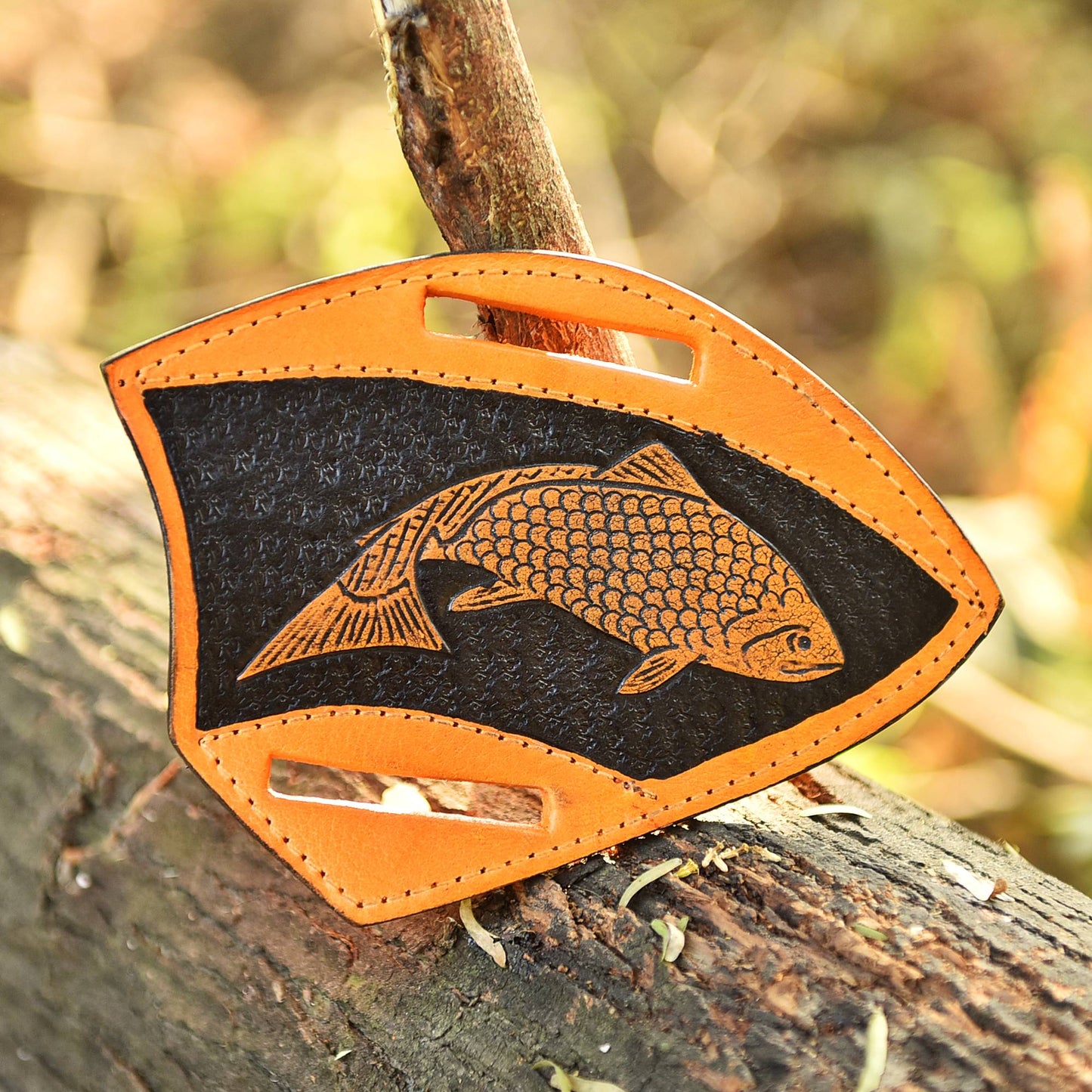 Leather Knife Sheath Pancake design ideal Fix Blade Knife - Pocket knives