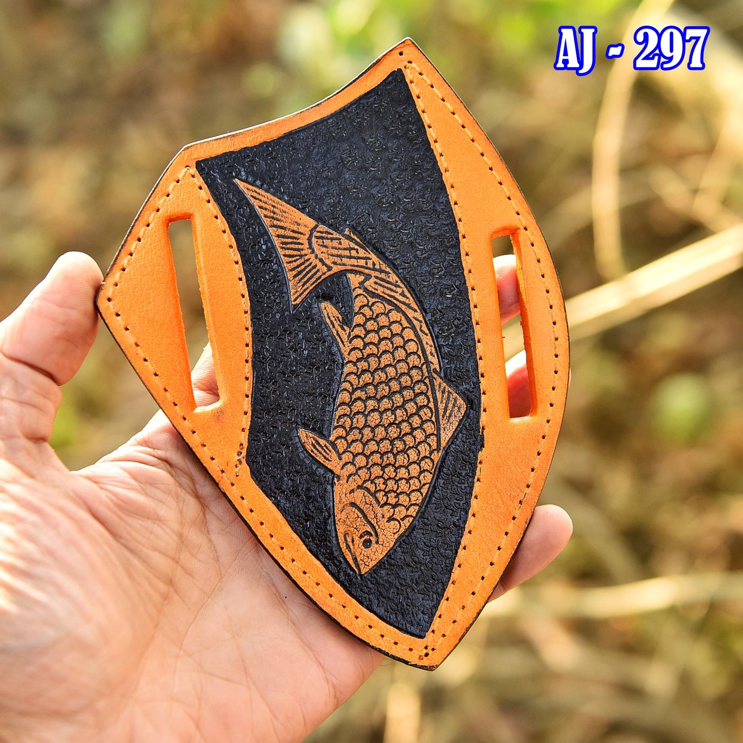 Leather Knife Sheath Pancake design ideal Fix Blade Knife - Pocket knives