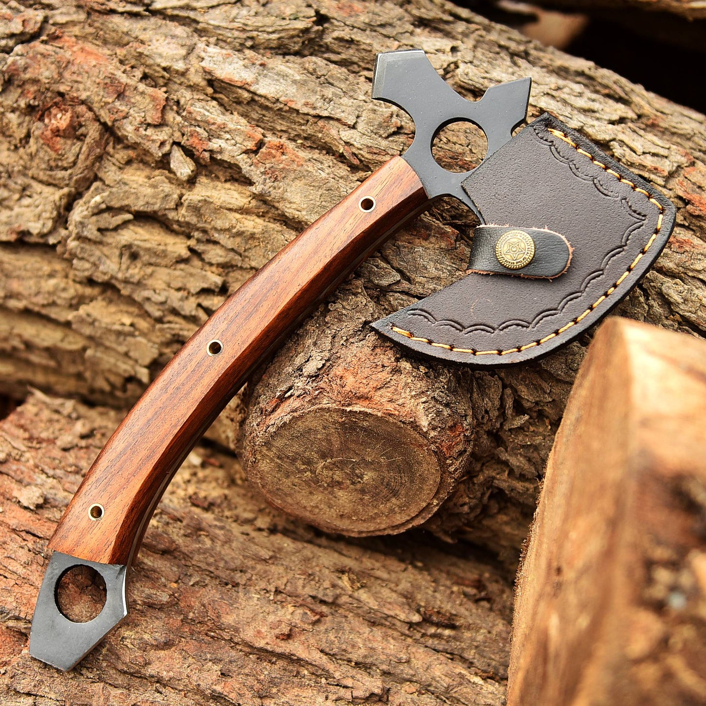 Full Tang Hand Made Forged High Carbon Steel Axe Superb Viking Design Axe Hatchet Tomahawk