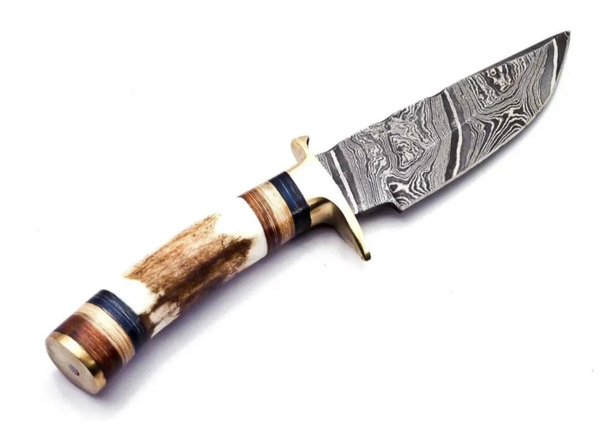 Damascus Steel Knife - Gift for Weddings, Groomsmen, or Father's Day