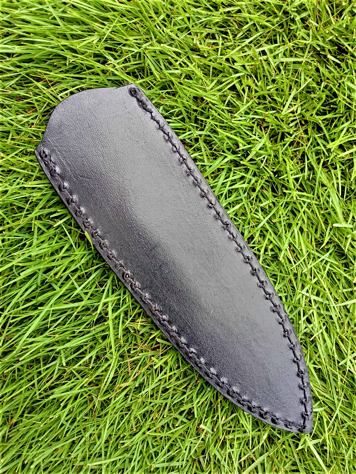 Custom Hand Forged Genuine Leather Dagger Knife Sheath