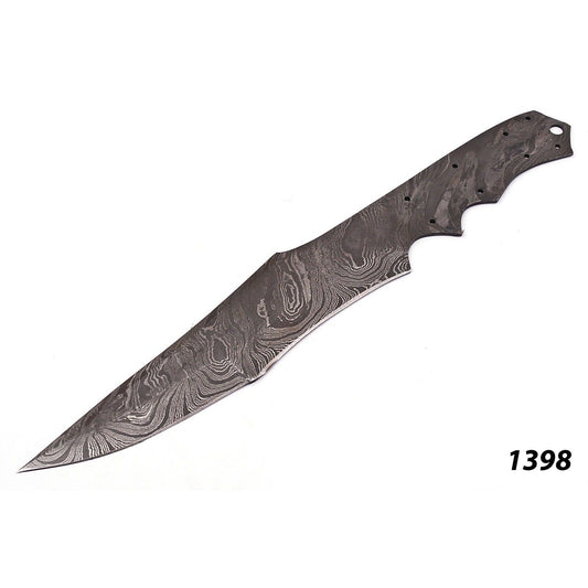 Handmade Damascus Steel Bowie Knife Full Tang Ideal Hunting Survival