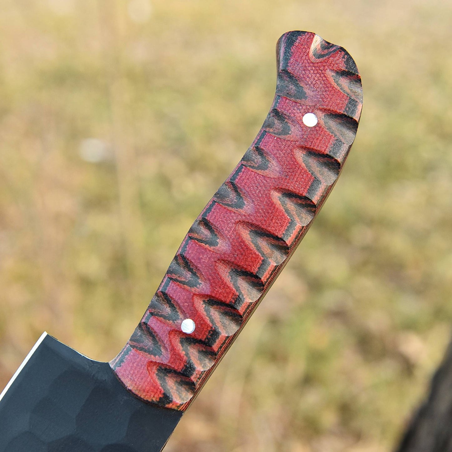 Handmade Carbon 1095 Steel Blade Chef Knife Kitchen Knife Micarta Handle