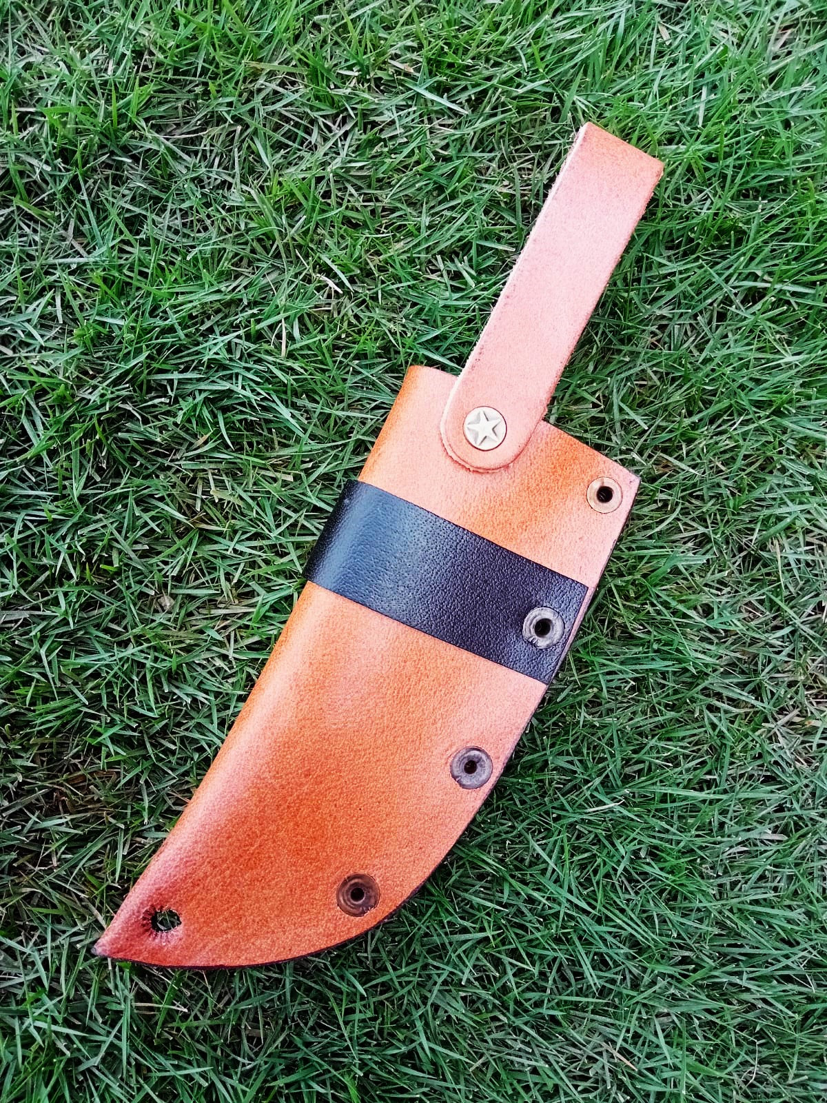 Premium Cowhide Leather Knife Sheath Belt Carry Fixed Blade Sheath