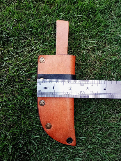 Premium Cowhide Leather Knife Sheath Belt Carry Fixed Blade Sheath