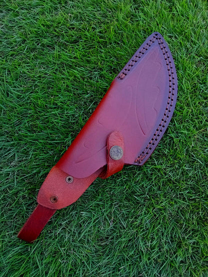 High-End EDC Leather Knife Sheath Fixed Blade Sheath Outdoor Carry