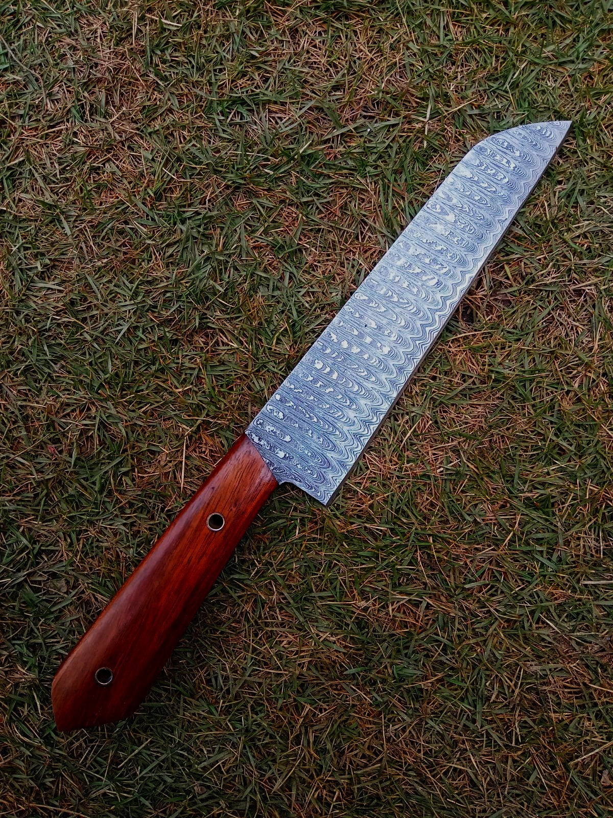 Custom Hand Forged Damascus Steel Blade Chef Knife Kitchen Knife