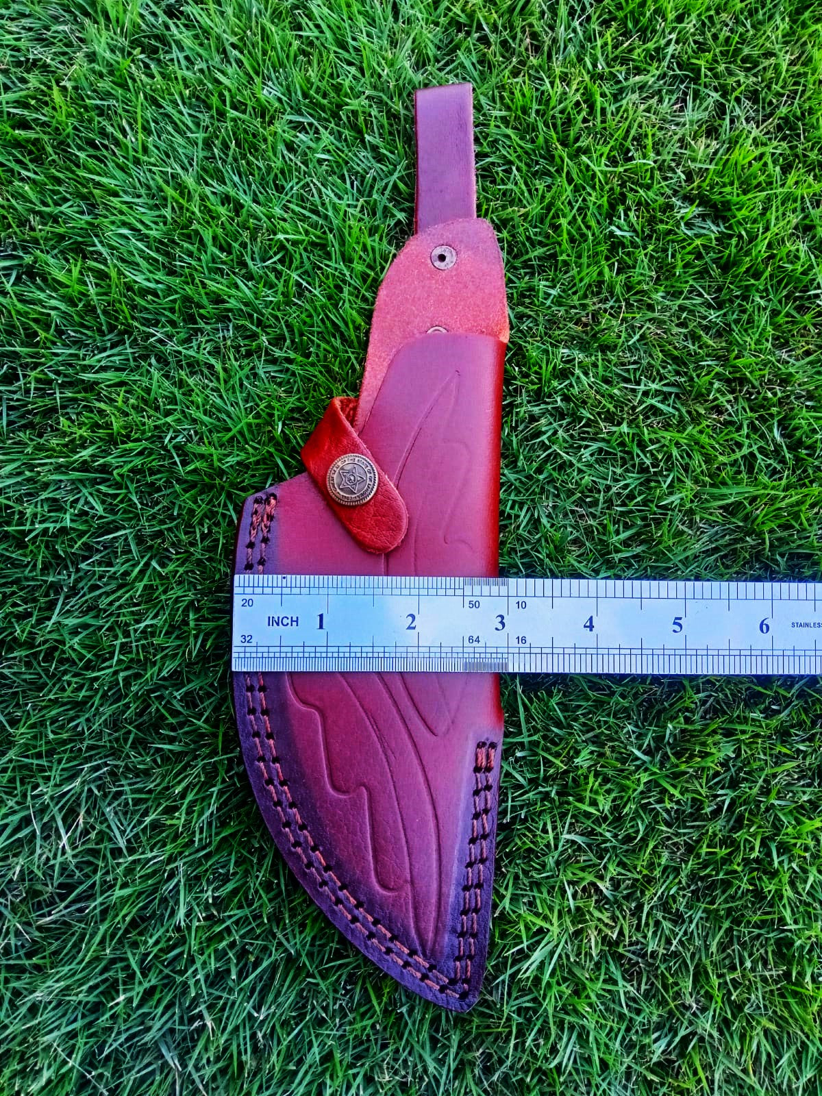 High-End EDC Leather Knife Sheath Fixed Blade Sheath Outdoor Carry