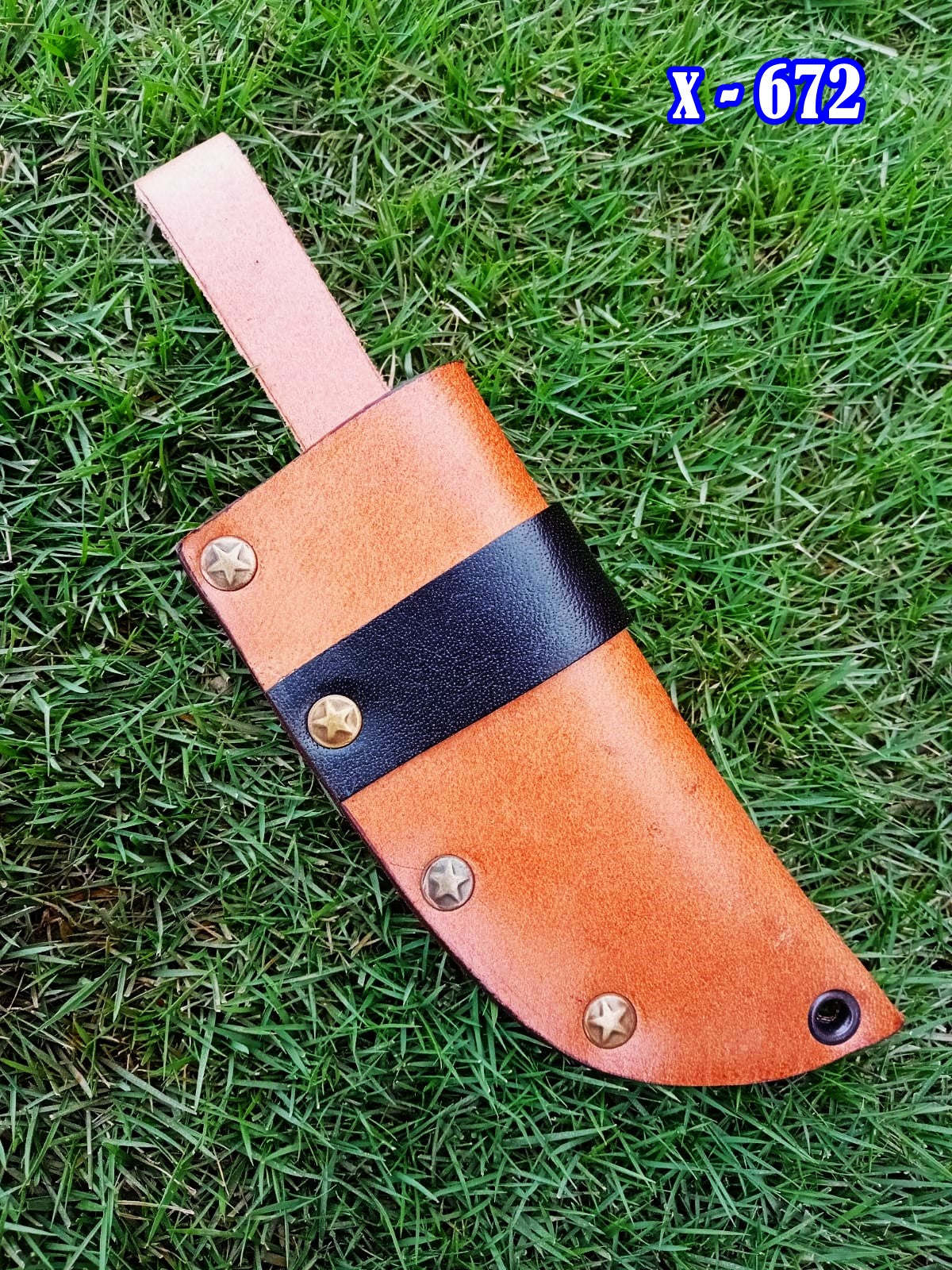 Premium Cowhide Leather Knife Sheath Belt Carry Fixed Blade Sheath