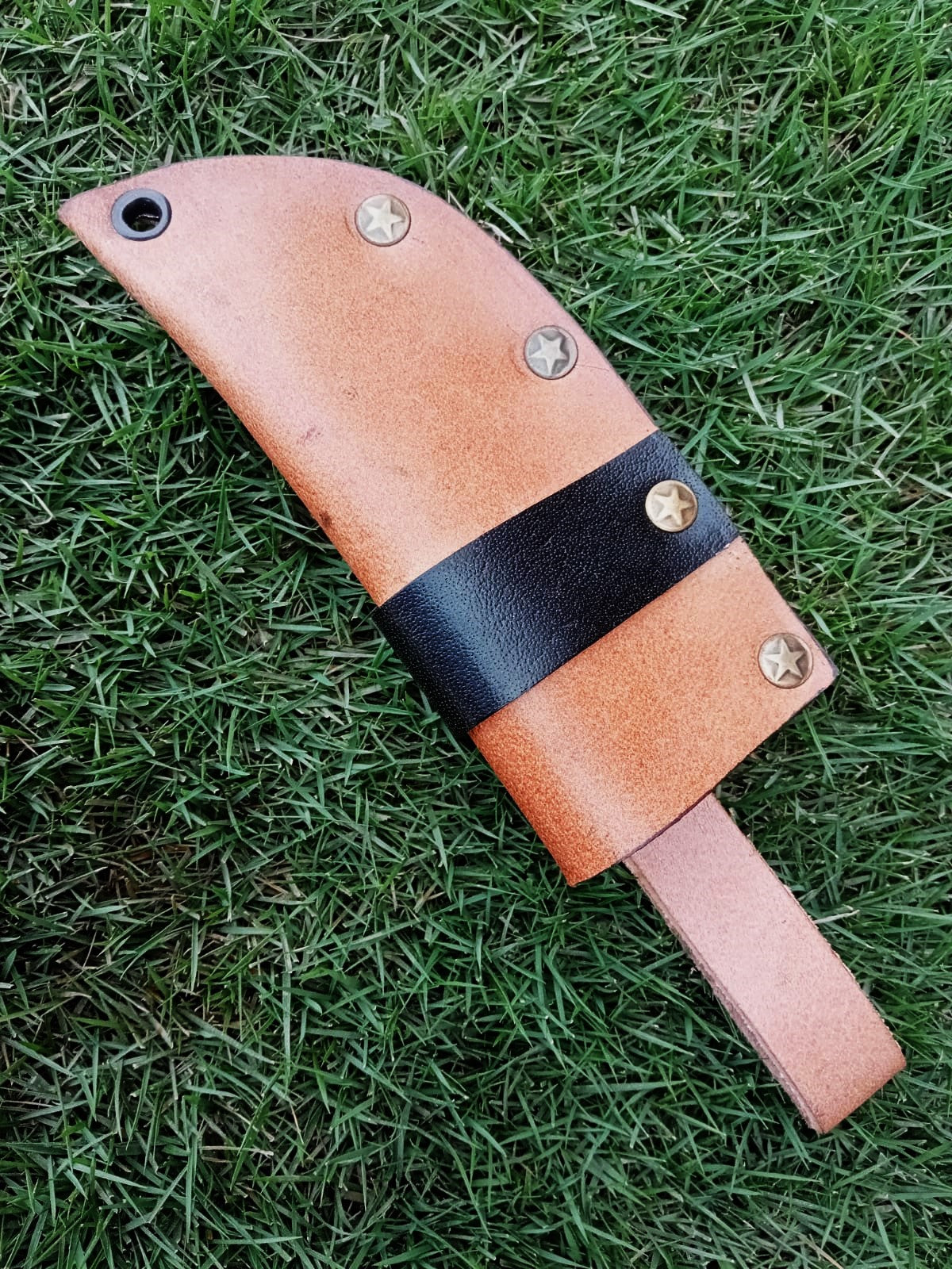 Premium Cowhide Leather Knife Sheath Belt Carry Fixed Blade Sheath