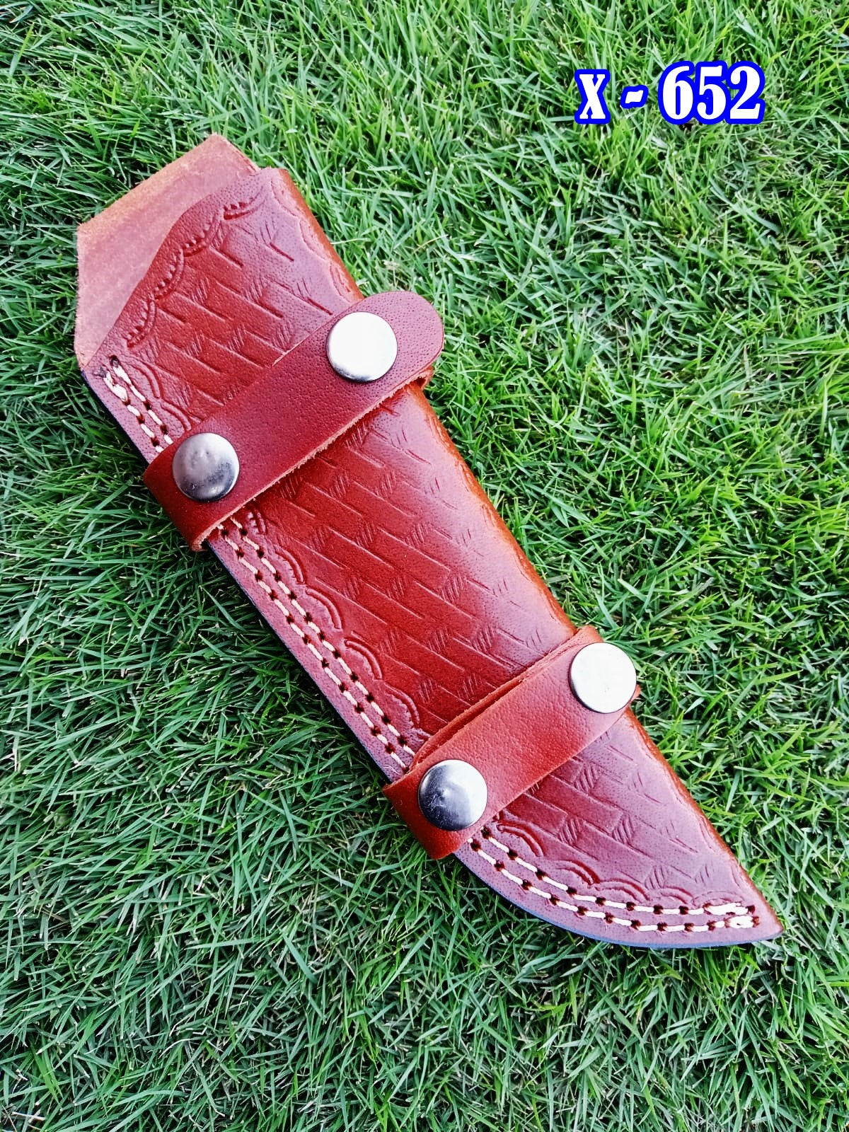 Handmade Genuine Leather Tracker Knife Fixed Blade Knife Sheath