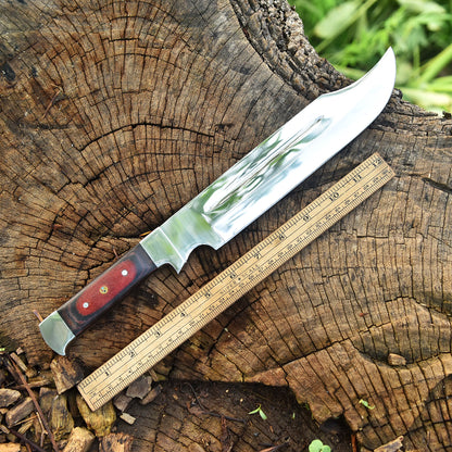 Elite Handmade Fixed D2 Blade Carbon Steel Bowie Knife Micarta Handle