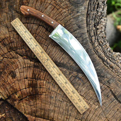 Premium Hand Crafted Curved Carbon Steel Karambit Fixed Blade Knife