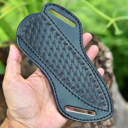 Classic Handcrafted High End Fixed Blade Leather Rust Protection Sheath