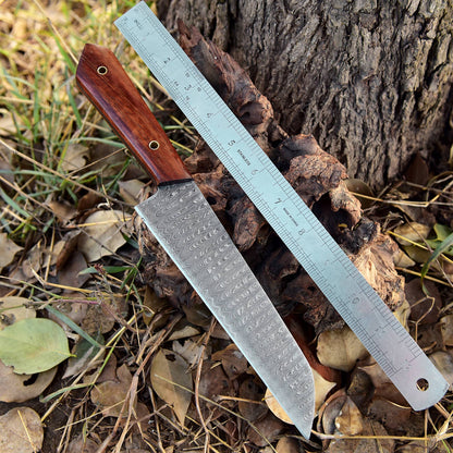 Custom Hand Forged Damascus Steel Blade Chef Knife Kitchen Knife
