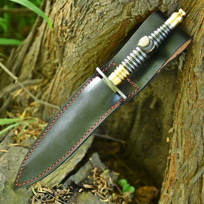 Custom Handmade Damascus Steel Dagger Knife Full Tang Damascus Handle