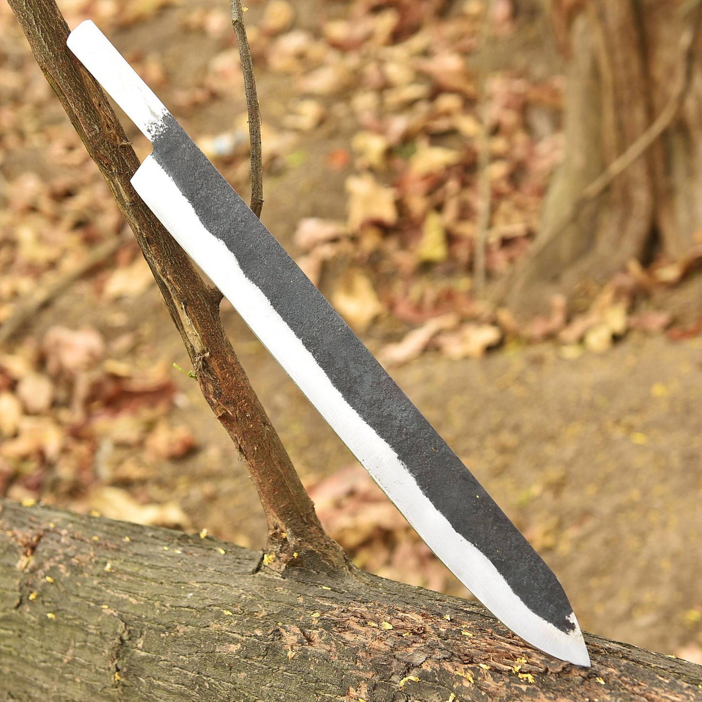 Professional Handmade Carbon Steel Blade D2 Blank Blade Kitchen Knife