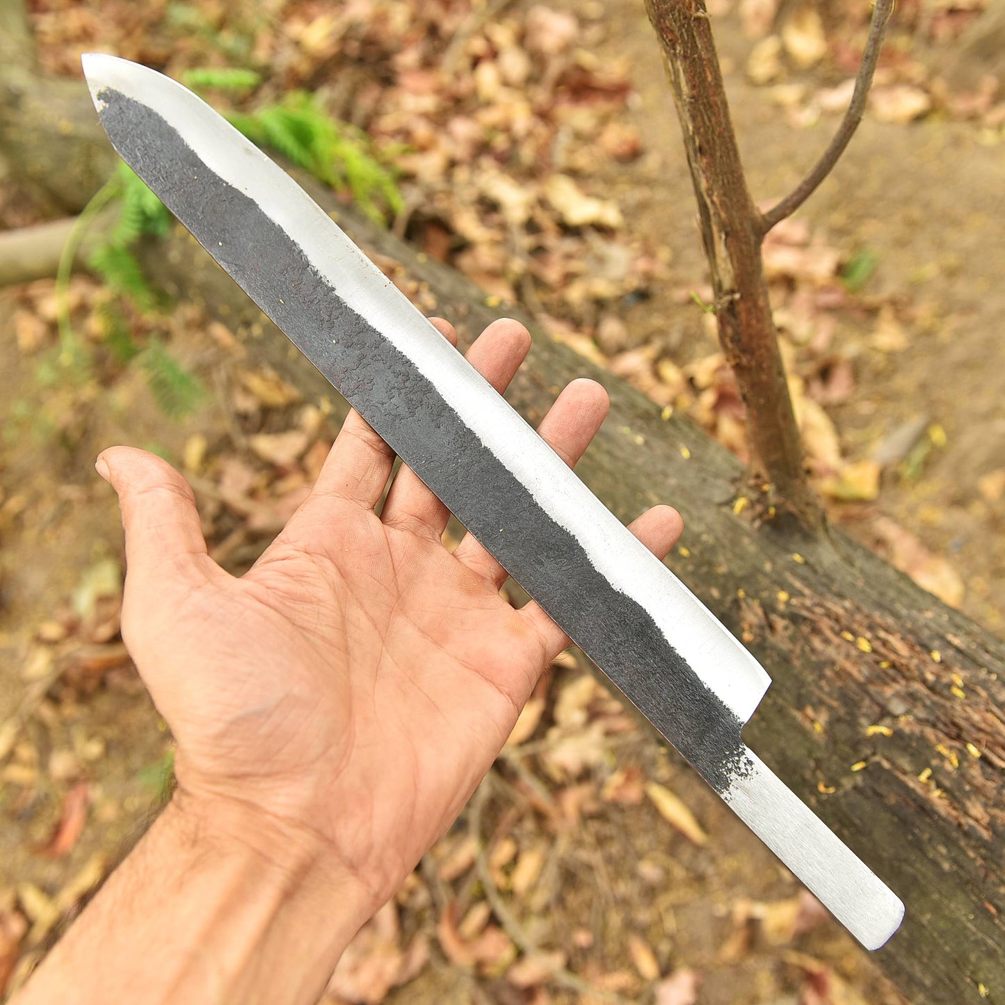 Professional Handmade Carbon Steel Blade D2 Blank Blade Kitchen Knife