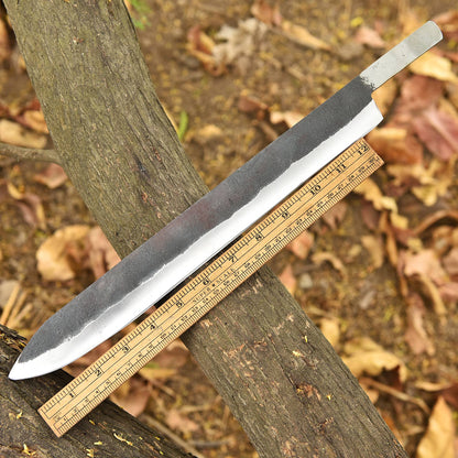 Professional Handmade Carbon Steel Blade D2 Blank Blade Kitchen Knife