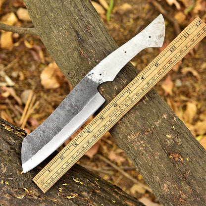 Artisan Hand Forged Carbon Steel D2 Blade Chef Knife Blade Blank