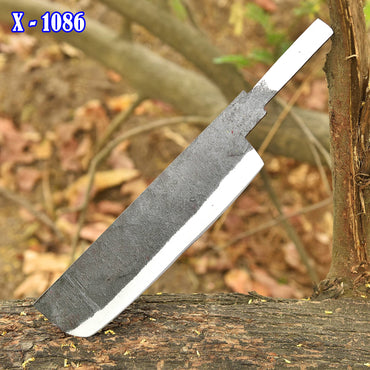 Handmade Carbon Steel D2 Blade Professional Grade Cleaver Blank Blade