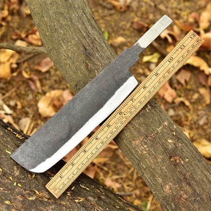 Handmade Carbon Steel D2 Blade Professional Grade Cleaver Blank Blade