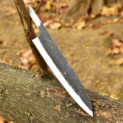 Elite Custom Forged Carbon Steel D2 Blade Bushcraft Blank Blade Knife