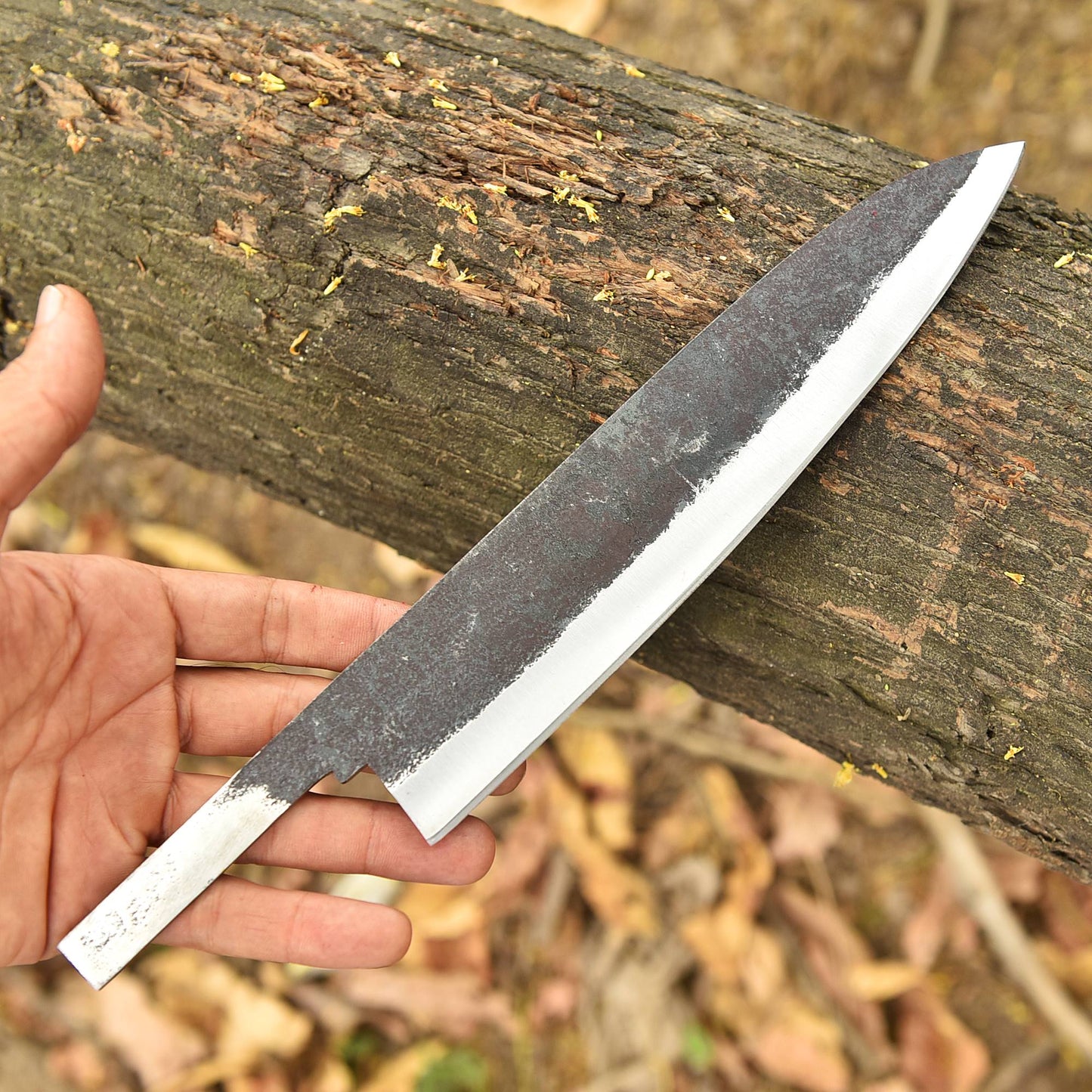 Elite Custom Forged Carbon Steel D2 Blade Bushcraft Blank Blade Knife