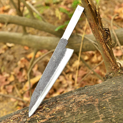 Handmade Heavy Duty Carbon Steel D2 Blade Kitchen Chef Blade Blank