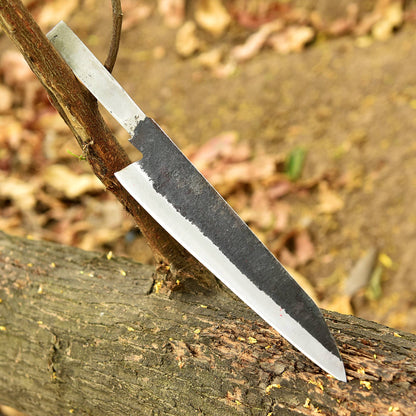 Handmade Heavy Duty Carbon Steel D2 Blade Kitchen Chef Blade Blank