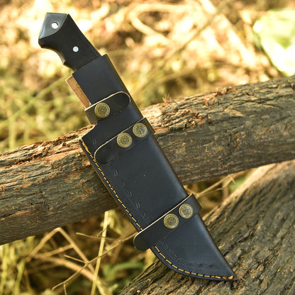 Handmade D2 Steel Hunting Tracker Fix Blade Knife Full Tang - Micarta Handle